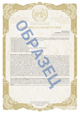 Образец Приложение к СТО 01.064.00220722.2-2020 Усинск Сертификат СТО 01.064.00220722.2-2020 